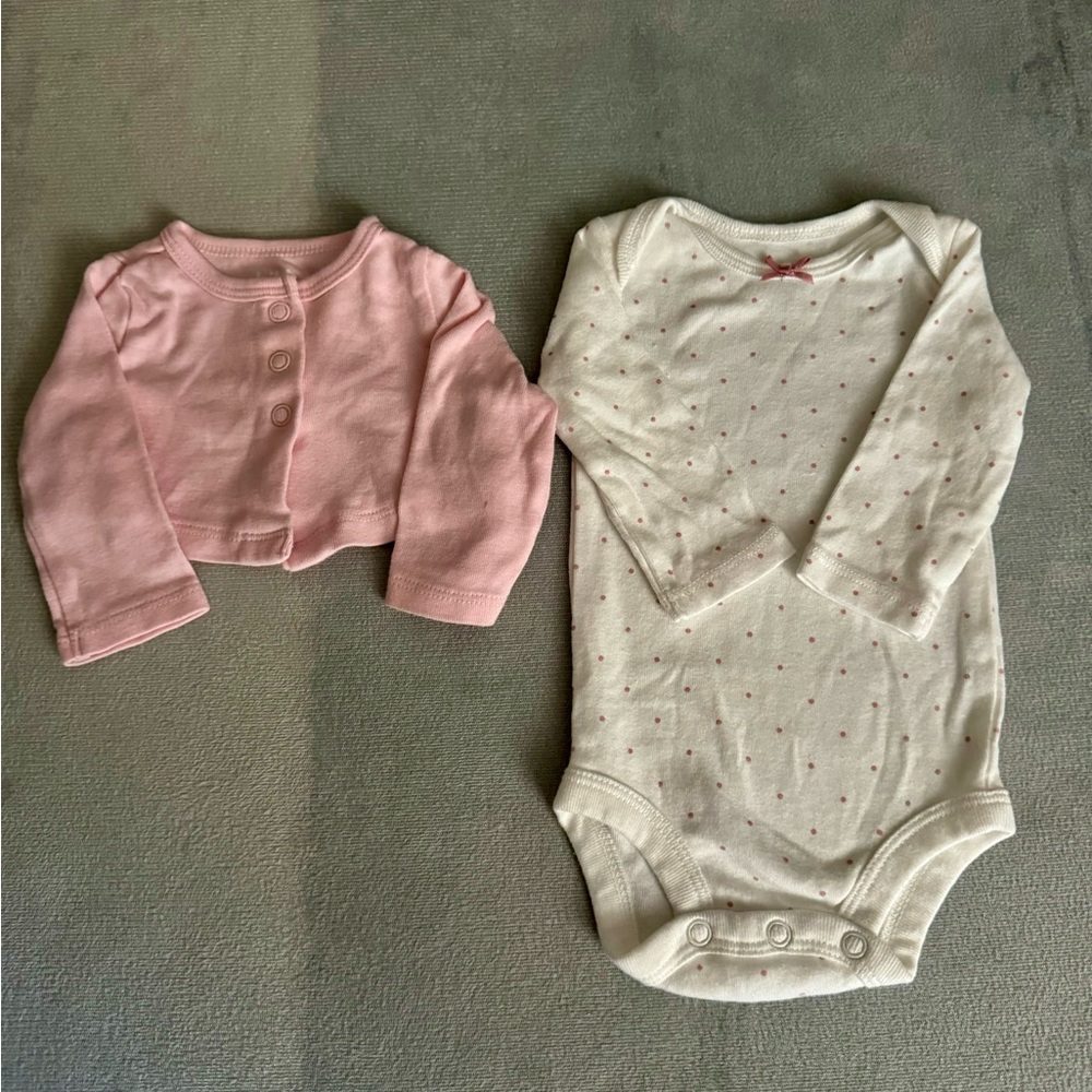 Child of mine by Carter’s newborn baby girl tops